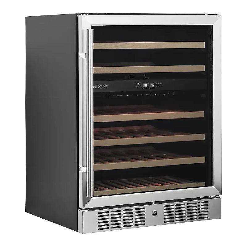 Cave à vin inox 2 zones - 46 bouteilles | Tefcold - TFW200-2S_1