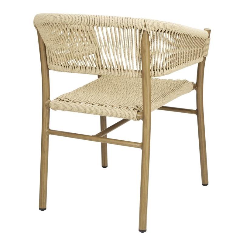 Fauteuils en corde naturelle tressée Florence - Lot de 2 - FU532 | Bolero_1