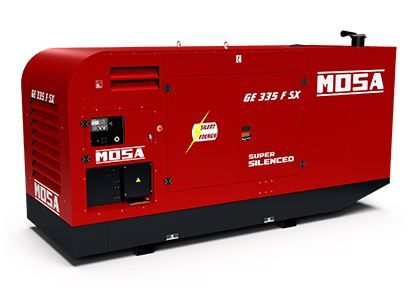 Groupe électrogène diesel super insonorisé MOSA GE 335 FSX - 300 kVA triphasé - moteur FPT (IVECO) avec AVR_1
