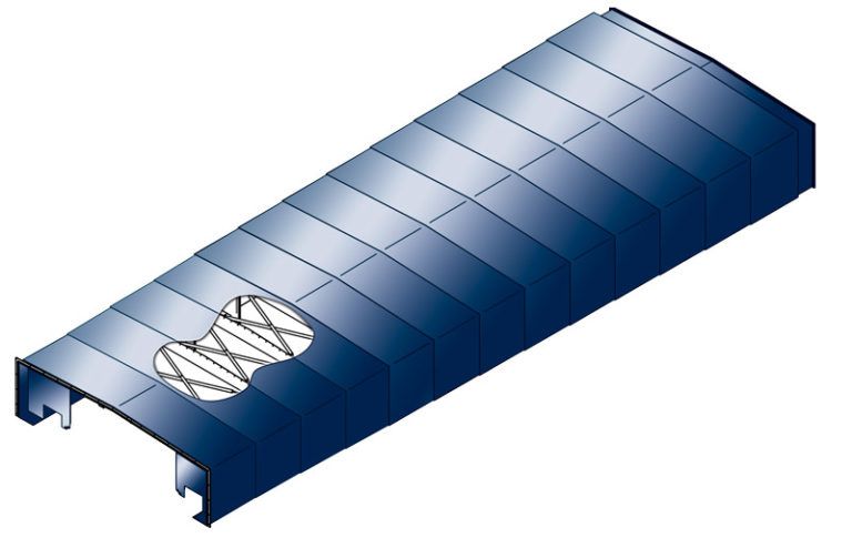 Multi Speed Modular - Protecteurs télescopiques métalliques - Tecnimetal International Srl - Vitesse maximum 70 mt./min_1