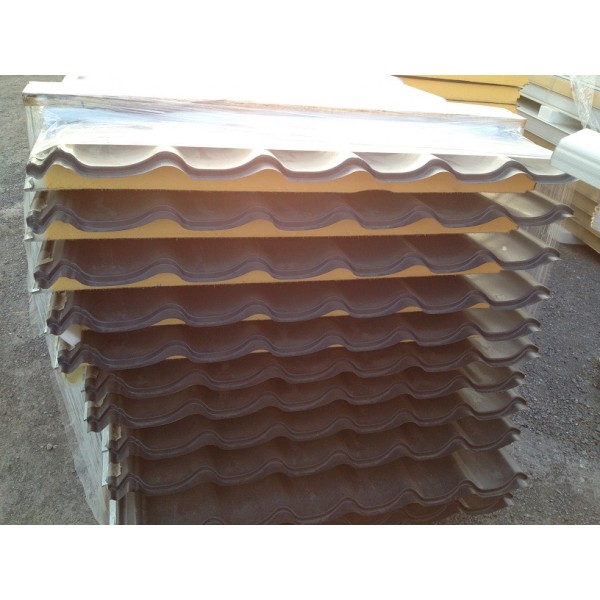 Panneaux de couverture tuiles isolés - 40mm - mousse polyuréthane - 3 coloris disponibles_1