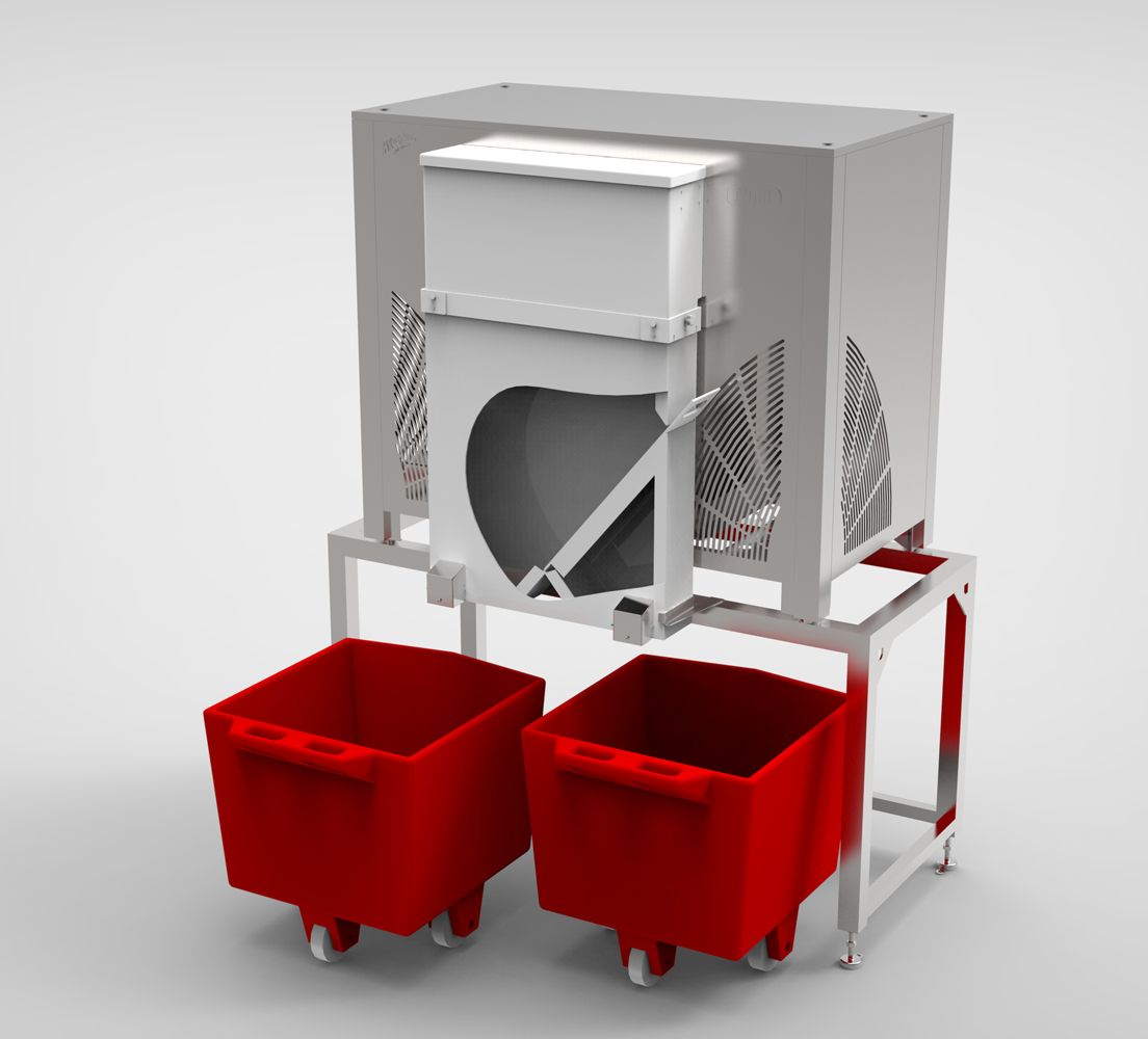 Équipement de production de glace en écailles de 1500 kg par jour