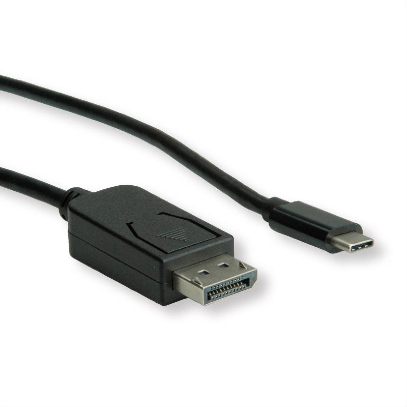 ROLINE Câble adaptateur type C - DisplayPort, v1.2, M/M, 1 m_1
