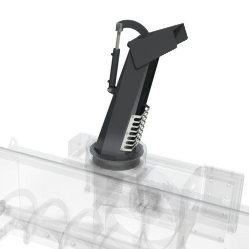 Souffleuse à neige TNX - Deux étages - Rotation hydraulique 270° - Arête de coupe HB 400_1