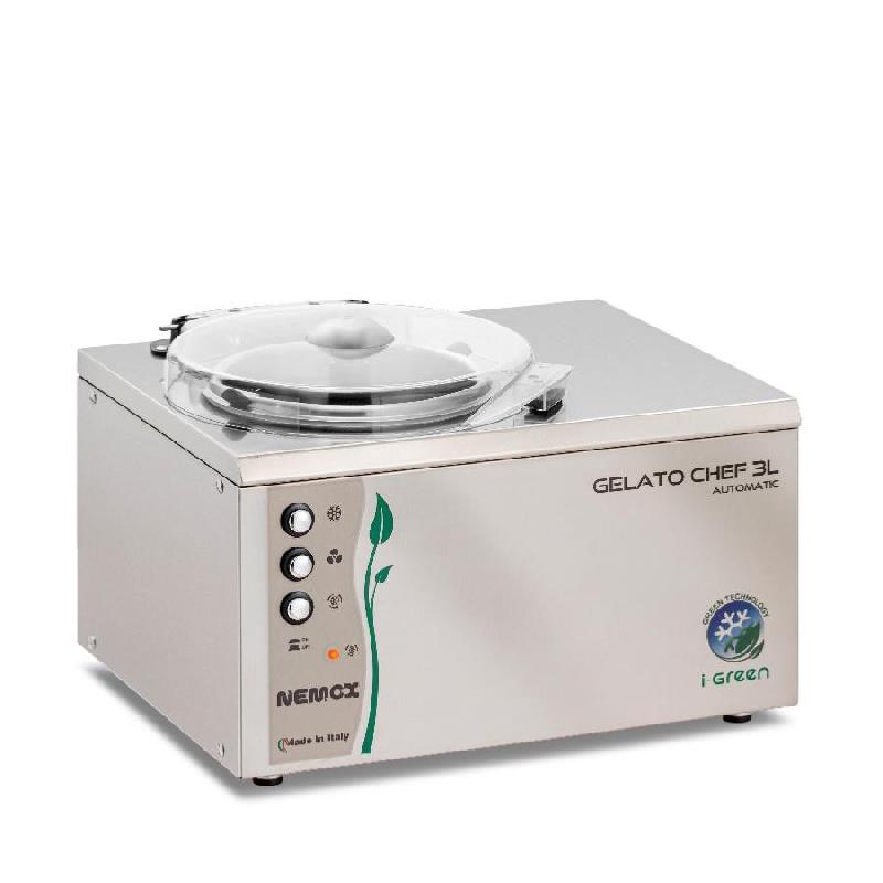 Turbine à glace professionnelle - Gelato Chef 3L Automatic i-Green | Nemox_1