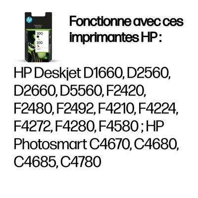 300 pack de 2 cartouches d'encre noir/trois couleurs authentiques_1
