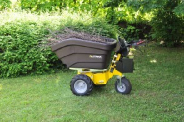 DT-300E brouette à moteur - Alitrak - 300 kg - 3 roues, structure robuste en acier, mécanisme semi-automatique_1