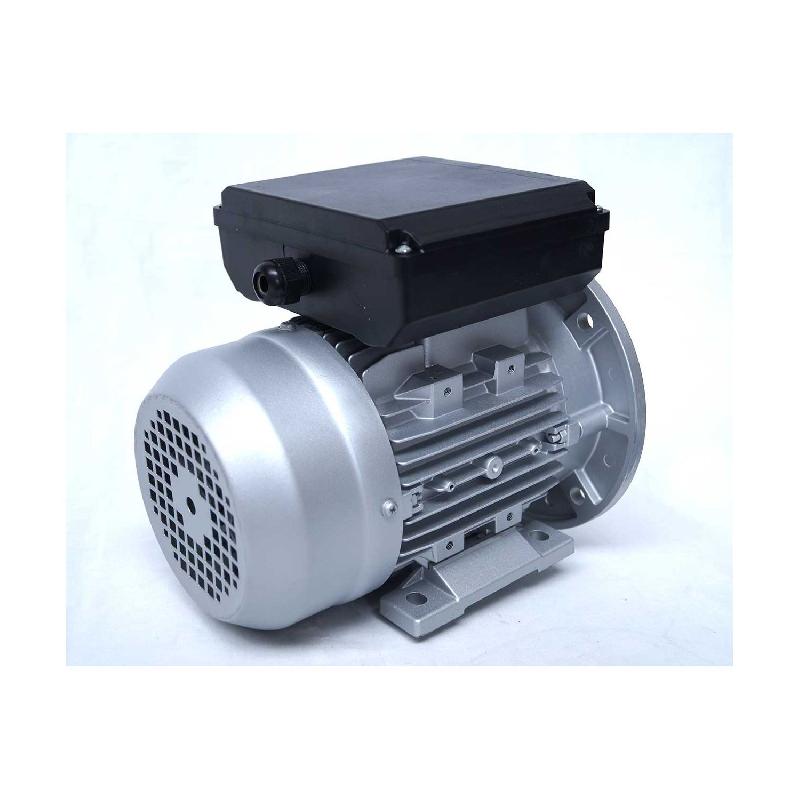 Moteur électrique monophasé ALMO 220V - 0,55kW - 1500tr/min - Bride B35 - Trous lisses à pattes_1