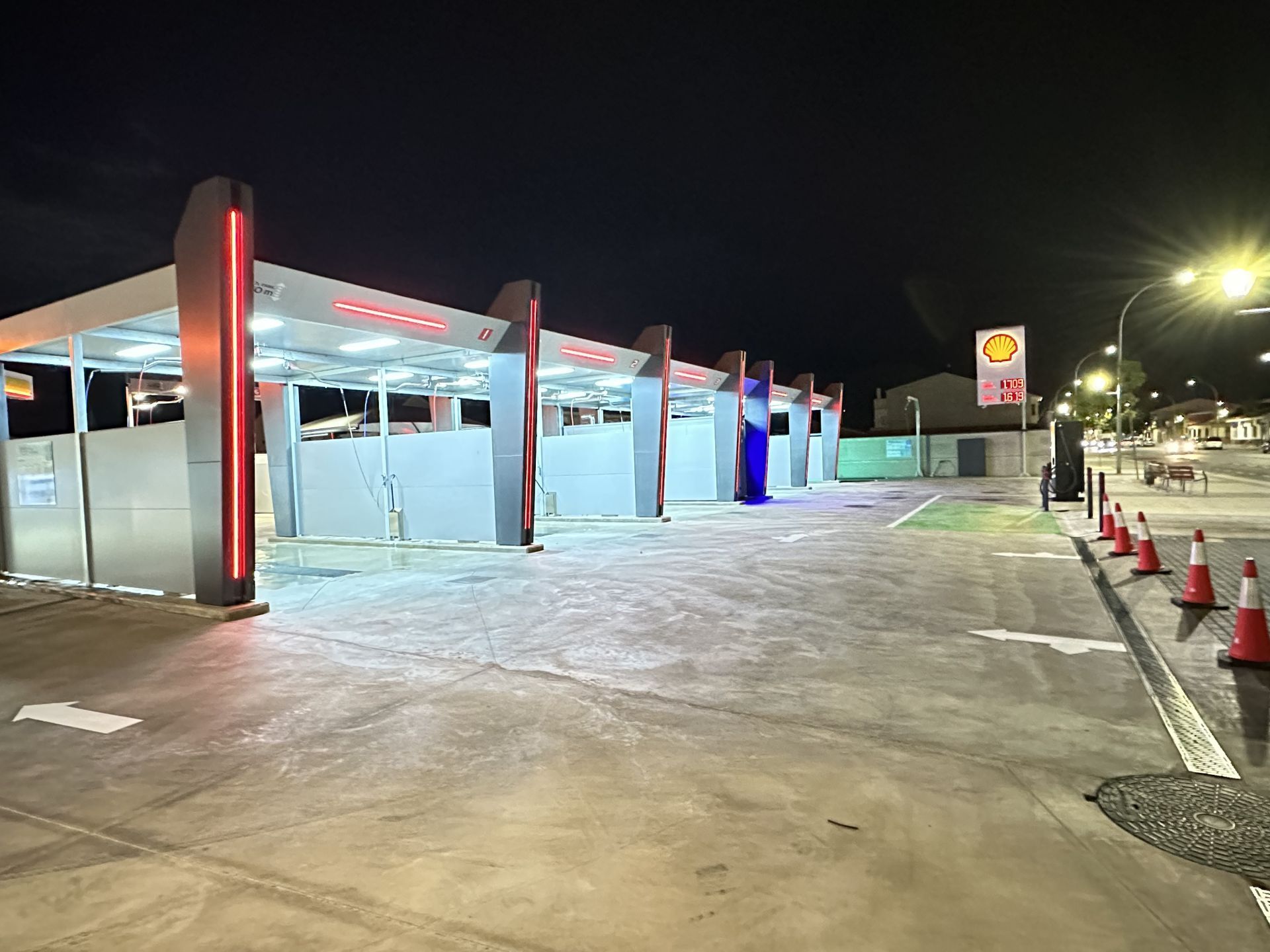 Structure RED LINE de station de lavage_0
