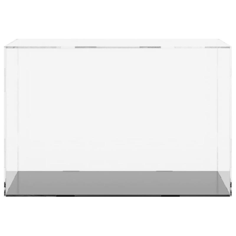 Vidaxl boîte d'affichage transparente 56x36x37 cm acrylique 154917_1