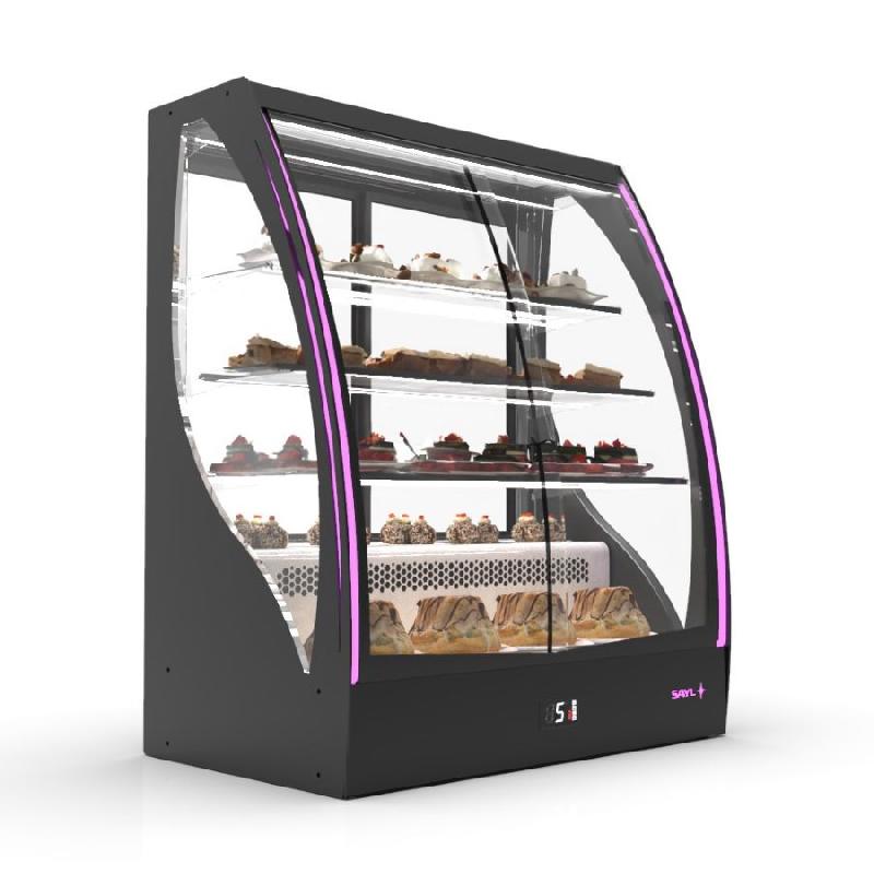 Vitrine réfrigérée  5 niveaux Pak Curvada - accès avant et arrière | Sayl - PAK-CAA - Accès avant et arrière_1