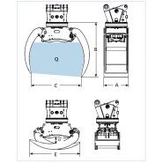 Grappin forestier Arbor 4.0 - Wimmer - ouverture max. 1720 mm, acier WHD 450_1