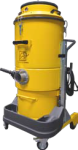 Aspirateur industriel monophasé M450S - 100% acier avec nettoyage de filtre intégré - disponible en location et en vente - Référence : M450S_1