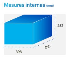 Casiers intelligents pour agences de transport - gestion de colis - réf Porte H30_2