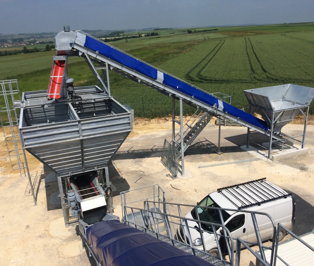Centrale à béton galvanisée, transportable 120 m3/h - express t_2
