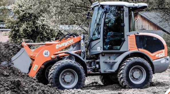 Chargeuse compacte articulée  - Puissance moteur 80kw - Weycor AR 520_1