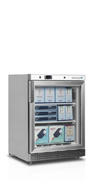 Congélateur vertical de vitrine LxH600x855mm TEFCOLD_1