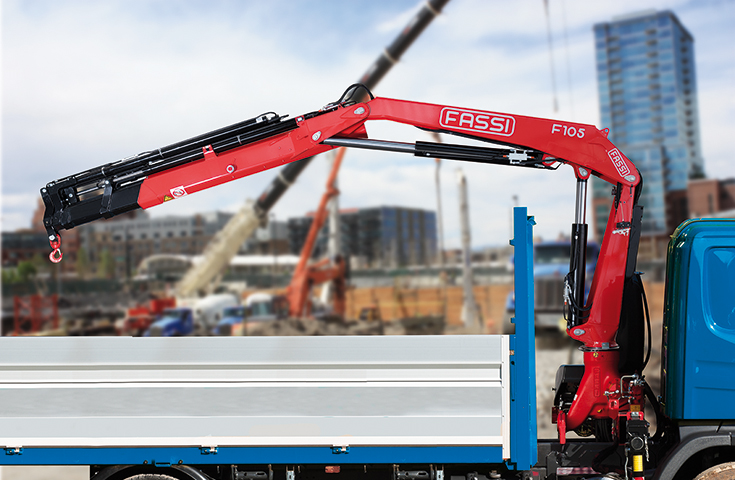 Grue auxiliaire Fassi F105B e-active - Moment maximum 10,09 tm - Portée jusqu'à 16,55 m_1