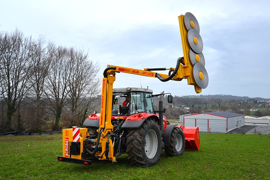 Lamier à scies pour débroussailleuse agradisc 2 scies - agram_1