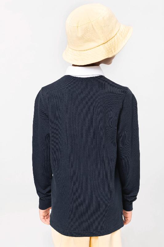 Polo rugby enfant Kariban - Réf: K214 - 100% coton peigné jersey pré-rétréci_1