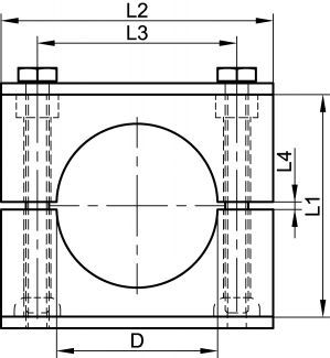 72081 - Colliers de fixation - Bene Inox - Plaque inférieure à souder et renfort en inox 304L_1