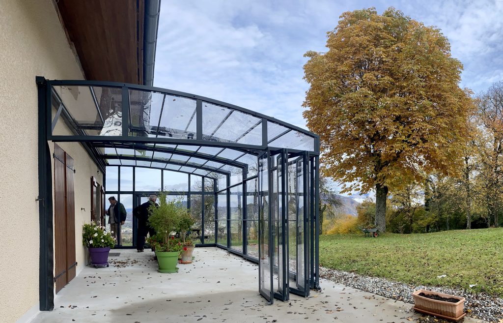 Abri de terrasse ANDROMÉDA - modulable, élégant et tendance avec options premium et matériaux de qualité_1