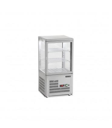 Comptoir réfrigéré porte vitrée, pour chr, traiteurs, boulangeries, pâtisseries et chocolateries -réf. Upd60 black / grey tefcold_1