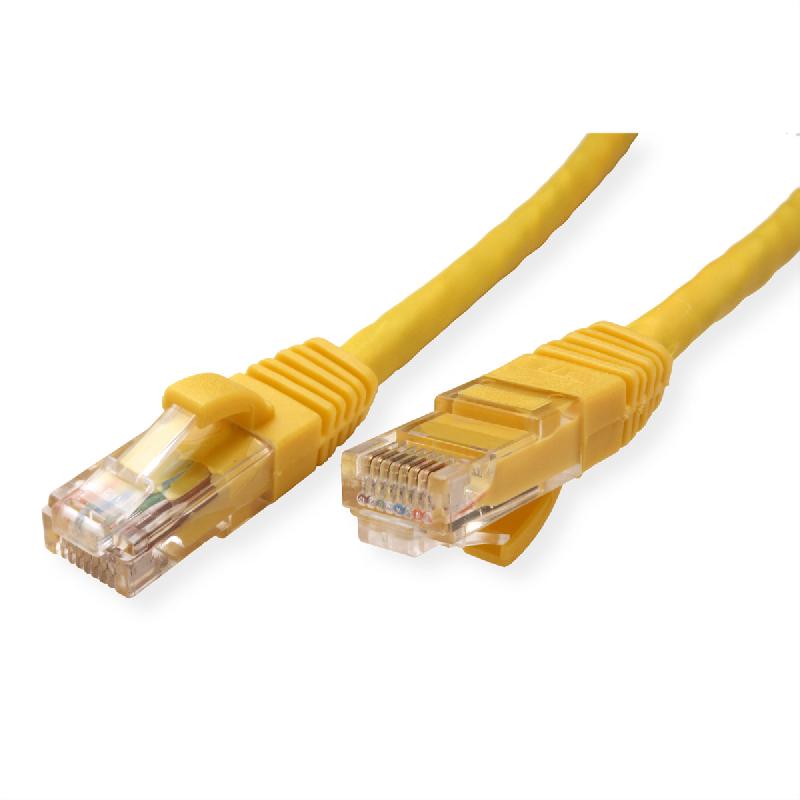 Cordon VALUE Cat.6 (Classe E) UTP LSOH, jaune, 7 m_1