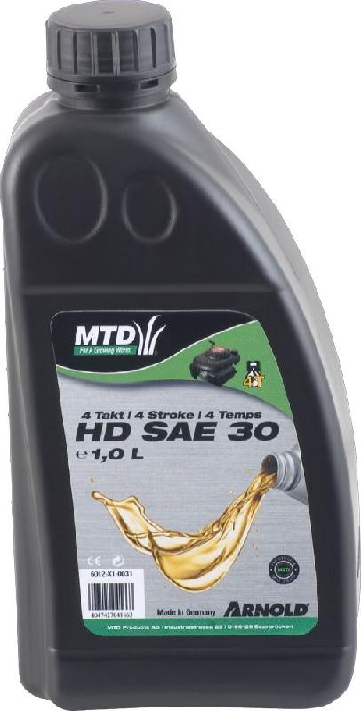 Huile moteur monograde SAE 30 HD - pour moteurs 4 temps des petites machines - 1L_1