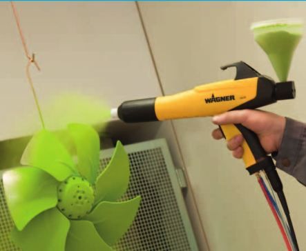 Pem-x1 - Pistolet de projection manuel Corona J.Wagner - 3,0 bar - Léger et ergonomique_1