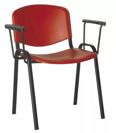 Chaise polyvalente empilable avec accoudoirs et tablette en option So Pistoia - P15, Sans option_1