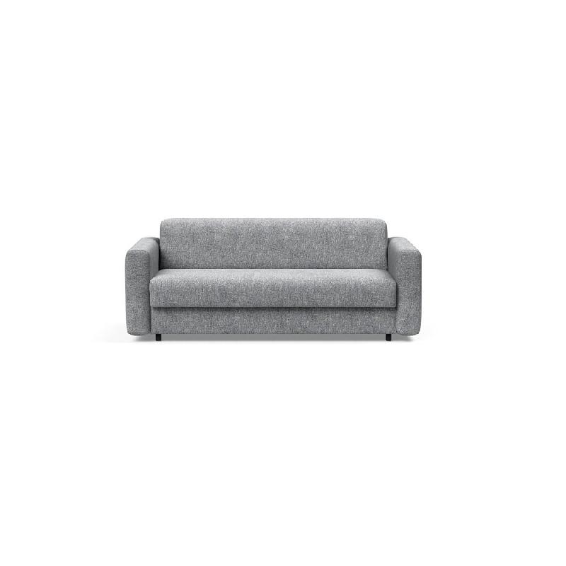 Canapé-lit design convertible KILLIAN SPRING - 195x160 cm - Tissu Twist Granite - Innovation Living_1