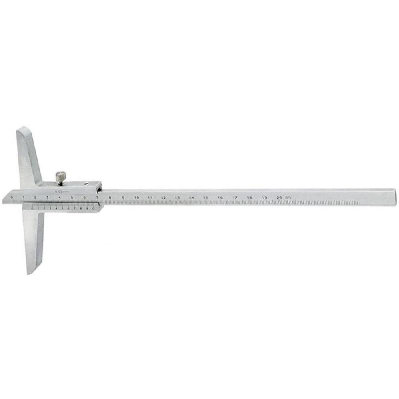 Jauge de profondeur à vernier - 500 mm - Base 100 mm - Livrée en coffret_1