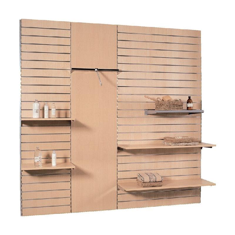 Panneau rainuré R10 - érable - L120xH120cm - épaisseur 18mm_1