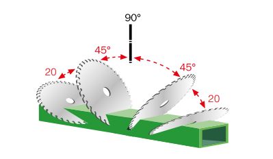 Spring 45 E - Tronçonneuse mono tête - Fom Industrie SRL - Lame en widia Ø 450 mm - Inclinaison pneumatique_1