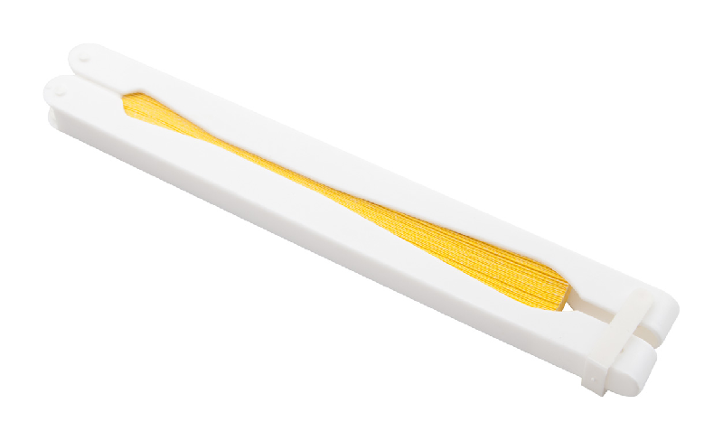 Éventail en plastique - couleur jaune - poids léger 13 g_1