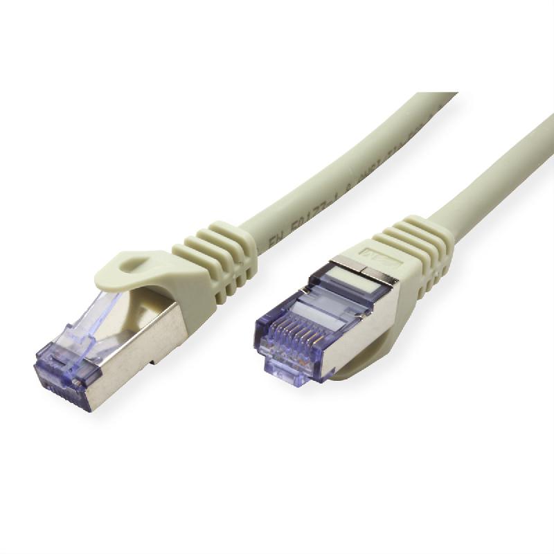 Cordon ROLINE S/FTP(PiMF) Cat.6A / 10 Gigabit, LSOH, Component Level, gris, 15 m_1