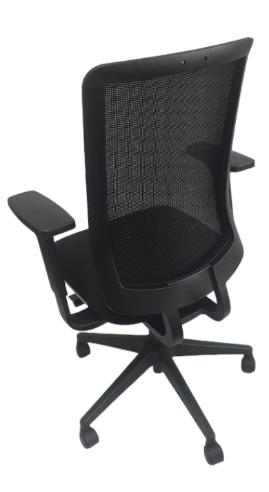 Fauteuil de bureau ergonomique SOKOA Wi Max R d'occasion - Résille et tissu - Réglages multiples - Synchrone blocable 5 positions_1