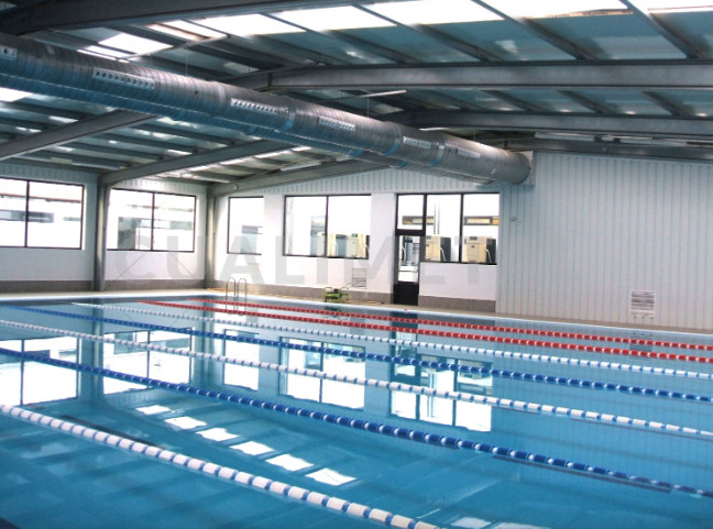 Bâtiment préfabriqué modulaire démontable et extensible pour sport et récréation - ECORAPID CUALIMETAL_1