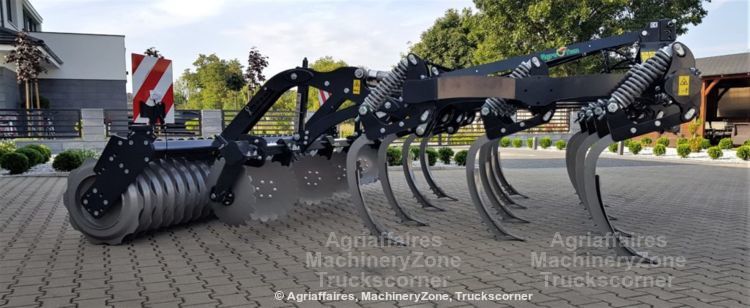 Déchaumeur à dents Agro-Tom APSP 3M - attelage porté arrière, largeur 4,0m, rouleaux et sécurité non-stop_1