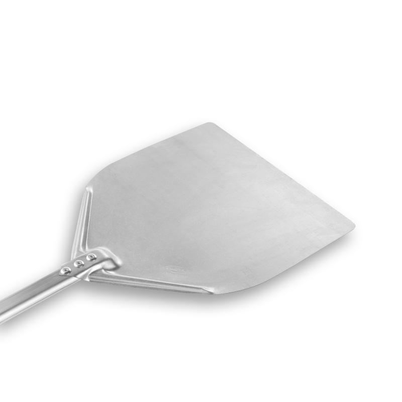 Pelle à pizza pleine rectangulaire aluminium 32x30 - Manche 60 cm - Gamme Amica | GI.METAL_1