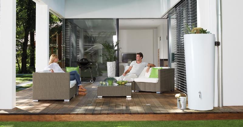 Réservoir color - 350 L - coco - récupérateur d'eau de pluie_1