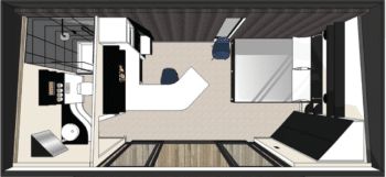 Studio de jardin - My Garden Loft - 6,80 x 2,90 m - 20 m² extérieur et 17 m² intérieur - configuration studio, guest-house ou chambre hôtelière_1