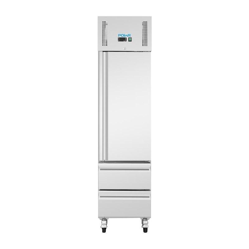 Armoire réfrigérée positive GN slimline 1 porte 2 tiroirs série U 292 L UA112 Polar_1