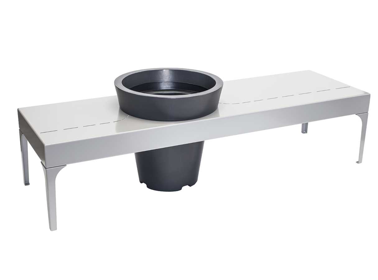 Banc public en métal atech banquette simple_1