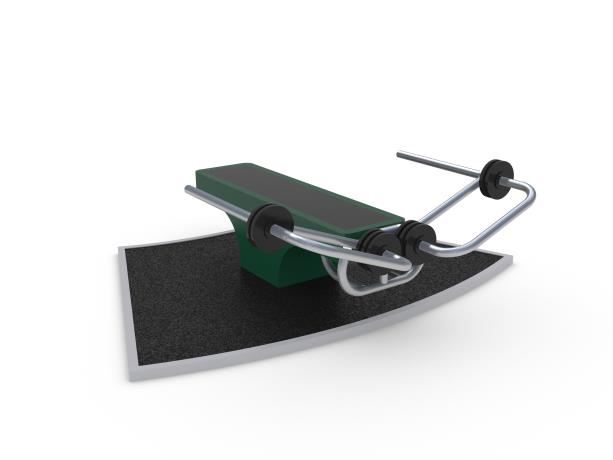 Équipement de fitness extérieur - Pectoraux - 8065149 - Sportpoint - Hags - Vert - Montage en 3 heures_1