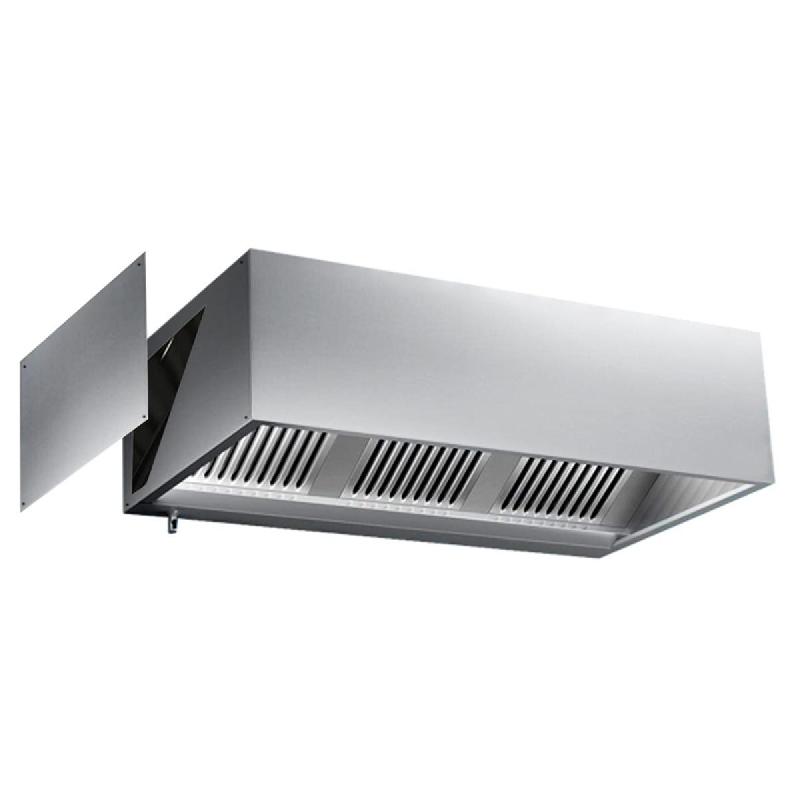 Hottes caisson inox statiques sans moteur - Profondeur 1400 mm -_1