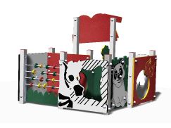 Labyrinthe 4 modules zoo MTLZ - Structures de jeux à thèmes pour enfants de 6 mois à 7 ans - CREA Equipements_1