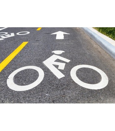 Peinture pour route blanche ST1041 - Signalisation routière - Kit 1 kg / 5kg / 25kg_1