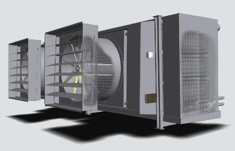 Refroidisseur d'air industriel Kelvion PLK - conçu pour espaces difficiles et congélateurs de choc_1